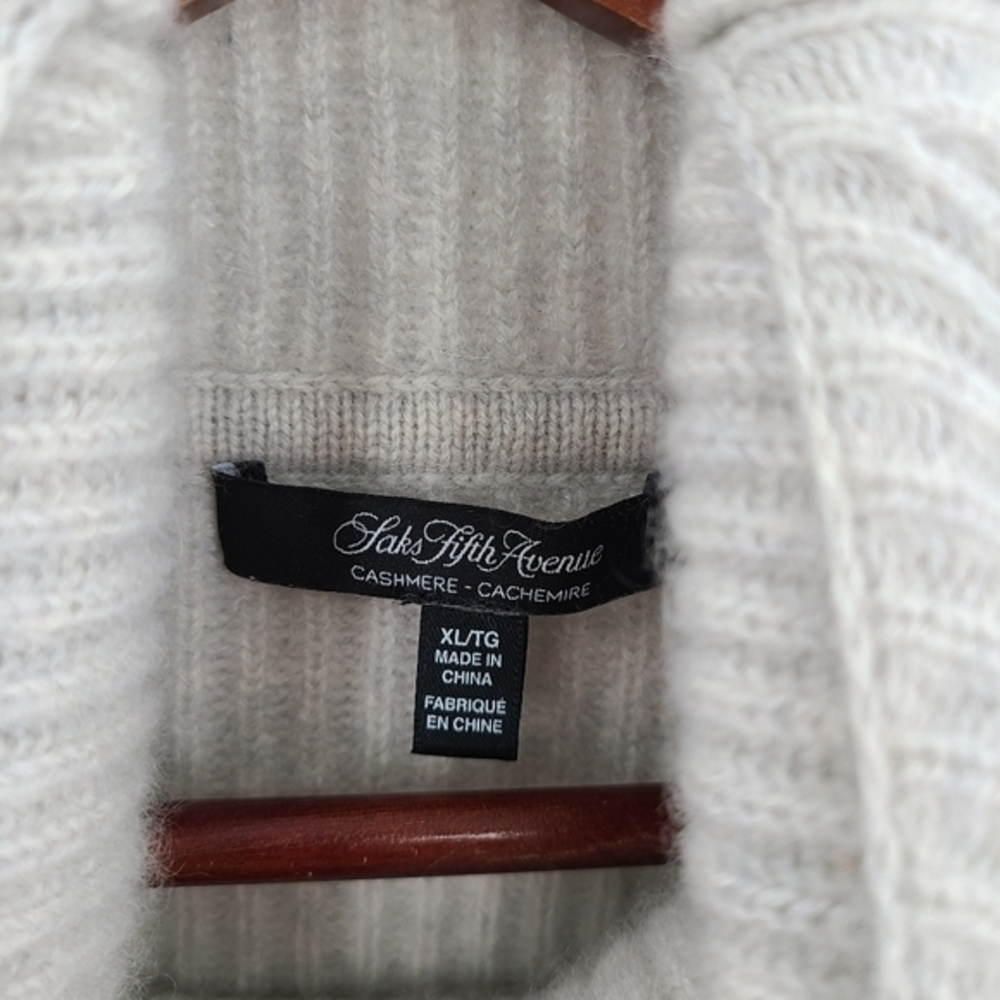 Saks Fifth Avenue Cashmere Sweater - Picture 7 of 10